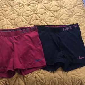 Bundle of 2 Nike Spandex Shorts